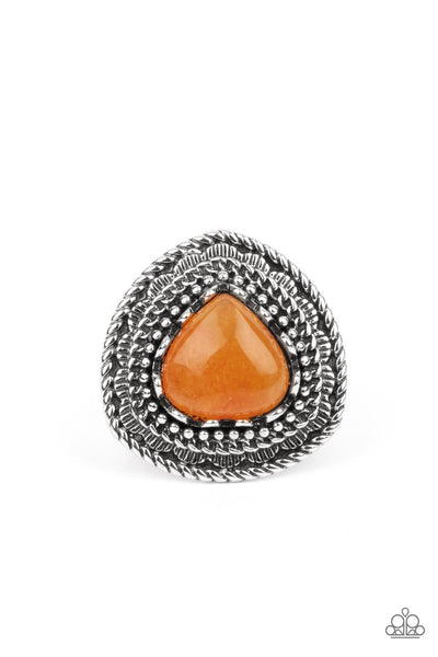 Genuinely Gemstone - Orange  Ring Paparazzi