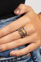 Gemstone Gypsy - Brown Ring Paparazzi