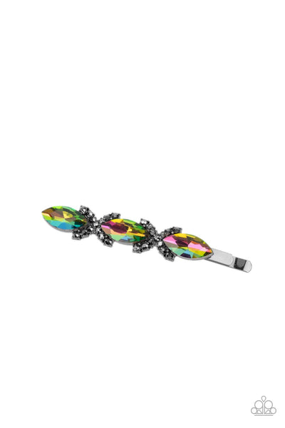 Stellar Socialite - Multi-Colored Hair Clip Paparazzi