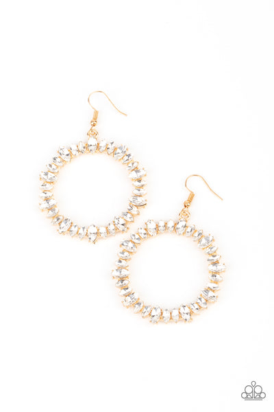 Glowing Reviews - Gold Earrings Paparazzi