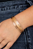 This Girl is on WIRE - Gold Bracelet Paparazzi