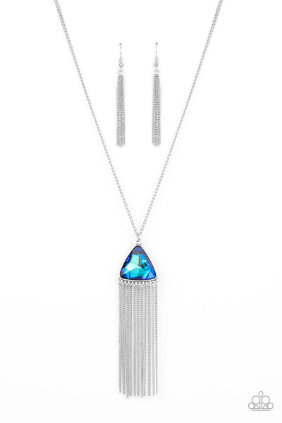 Proudly Prismatic - Blue Necklace Paparazzi