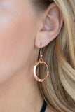 Spiraling Out of COUTURE - Copper Corded Necklace Paparazzi