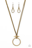 Noticeably Nomad - Green Necklace Paparazzi