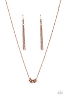 Dainty Dalliance - Copper Necklace Paparazzi