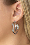 City Contour - Silver Earrings Paparazzi