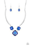 Divine IRIDESCENCE - Blue Necklace Paparazzi