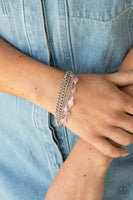 Glossy Goddess - Pink Bracelet Paparazzi