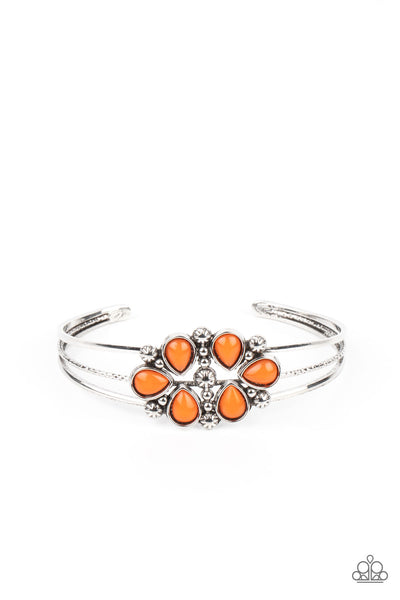 Taj Mahal Meadow - Orange Bracelet Paparazzi