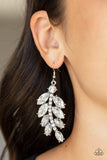 Ice Garden Gala - White Earrings Paparazzi