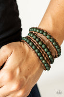 Pine Paradise - Green Bracelet Paparazzi