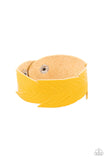 Whimsically Winging It - Yellow Bracelet Paparazzi