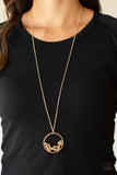 Galactic Glow - Gold Necklace Paparazzi