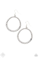 Rustic Society Silver Earrings Paparazzi