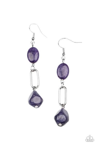 Stone Apothecary - Purple Earrings Paparazzi