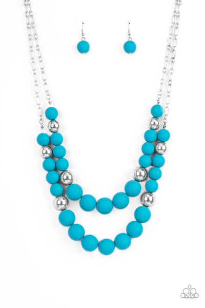 Vivid Vanity - Blue Necklace Paparazzi