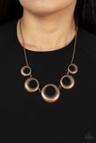 Solar Cycle - Copper Necklace Paparazzi