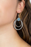 Spun Out Opulence - Blue Earrings Paparazzi