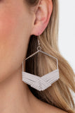Suede Solstice - Silver Earrings Paparazzi