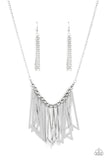 Industrial Jungle - Silver Necklace Paparazzi