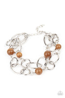 Delightfully Daydreamy - Brown Bracelet Paparazzi