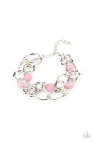 Delightfully Daydreamy - Pink Bracelet Paparazzi