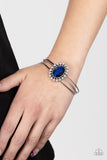 Prismatic Flower Patch - Blue Bracelet Paparazzi