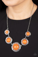 The Next NEST Thing - Orange Necklace Paparazzi