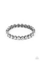 Presto Posh - Black Rhinestone Bracelet Paparazzi