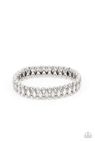 Abstract Advisory - Silver Bracelet Paparazzi