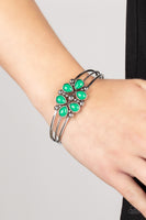 Taj Mahal Meadow - Green Bracelet Paparazzi