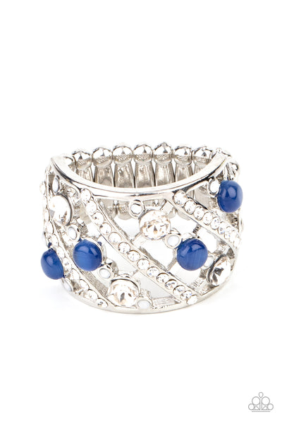 Bubbles for Brunch - Blue Ring Paparazzi (#856)