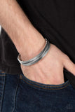 QUILL-Call - Silver Bracelet Paparazzi Incoming