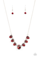 Material Girl Glamour - Red Necklace Paparazzi