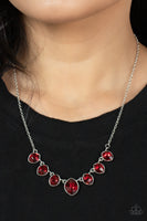 Material Girl Glamour - Red Necklace Paparazzi