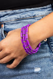 Radiantly Retro - Purple Bracelet Paparazzi