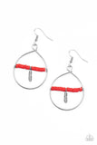 Free Bird Freedom - Red Earrings Paparazzi