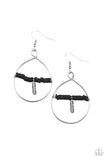 Free Bird Freedom - Black Earrings Paparazzi