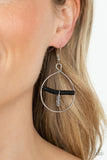 Free Bird Freedom - Black Earrings Paparazzi