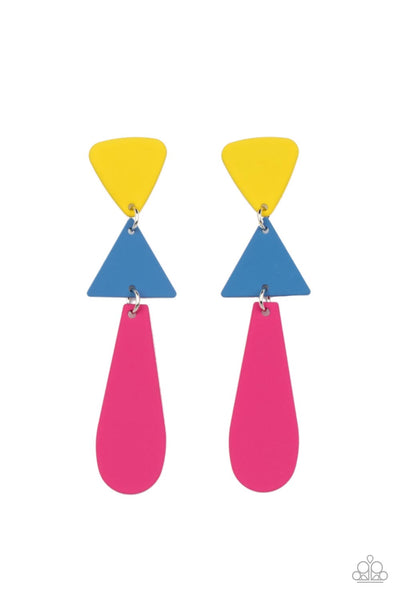 Retro Redux - Multi-Colored Earrings Paparazzi