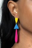 Retro Redux - Multi-Colored Earrings Paparazzi