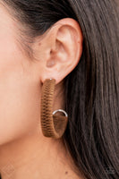 Rural Guru - Brown Earrings Paparazzi