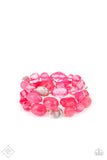 Oceanside Bliss - Pink Bracelet Paparazzi