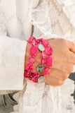 Oceanside Bliss - Pink Bracelet Paparazzi