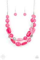 Oceanic Opulence - Pink Necklace Paparazzi