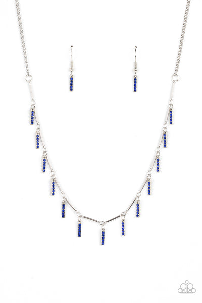 Metro Muse - Blue Necklace Paparazzi