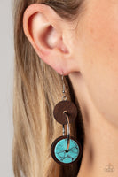 Artisanal Aesthetic - Blue Earrings Paparazzi