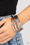 Stackable Shimmer - Silver Bracelet Paparazzi