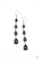 Confidently Classy - Black Earrings Paparazzi