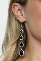 Confidently Classy - Black Earrings Paparazzi